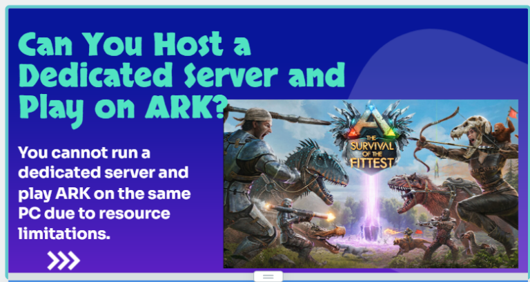 An image illustrating: Can You Host a Dedicated Server and Play on ARK